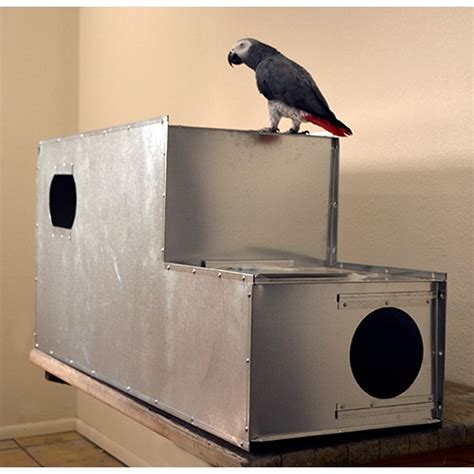 metal breeding box for macaws|macaw nest box for sale.